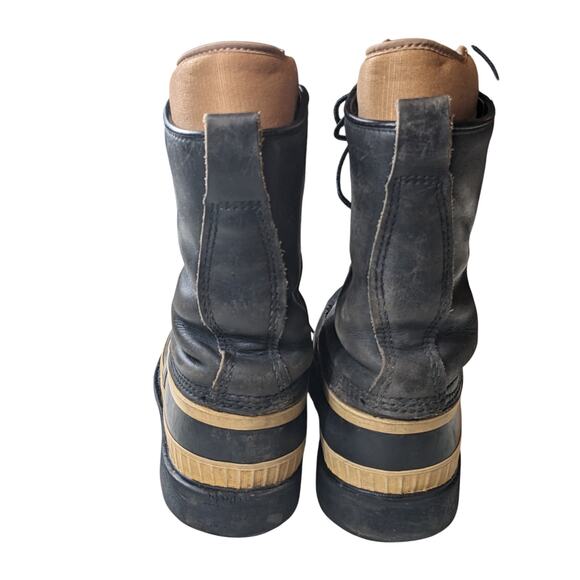 Sorel Kaufman Winter Boots Mens 8 Womens 10 Insulated Rubber Snow Lace Canada - Picture 14 of 16